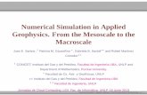 Numerical Simulation in Applied Geophysics. From …santos/research/LIDI/lidi1.pdf · Numerical Simulation in Applied Geophysics. From the Mesoscale to the Macroscale – p. 18 Polar