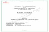 PROFICIENCY TESTING PROGRAMME FOR CHEMICAL TESTING … REPORT_FINAL... · ISO 13528:2005 “Statistical methods for use in proficiency testing by inter laboratory comparisons”.