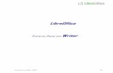 LibreOffice Primeros Pasos con Writer · Manual de Usuario LibreOffice - WRITER Pag. 2 de 48 INDICE 1. ¿Qué es Writer ...