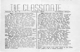 The Classmate, Volume 6, No. 5, January 1947 - OLPL · today has t~en on 811 the earmarks of vicious challenge, ... th~ power al1d speed they put behind the msstie. ... poin' (,8L'S