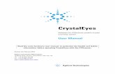 CrystalEyes - Agilent · CrystalEyes users are greatly encouraged to report any software bugs by sending details to XRDSupport@agilent.com. Only by receiving bug reports from experienced