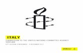 Italy: Submission to the United Nations Committee … · SUBMISSION TO THE UNITED NATIONS COMMITTEE AGAINST TORTURE 62ND SESSION, 6 NOVEMBER - 6 DECEMBER 2017 ... n. 146 Misure urgenti