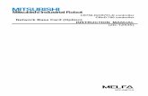 Mitsubishi Industrial Robot - Allied Automation, Inc.€¦ · Mitsubishi Industrial Robot CR750-D/CR751-D controller CRnD-700 controller Network Base Card (Option) INSTRUCTION MANUAL