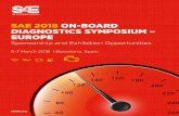 SAE 2018 ON-BOARD DIAGNOSTICS SYMPOSIUM - Europe · The SAE On-Board Diagnostics Symposium - Europe attracts more than 150 business professionals, managers and engineers from ...