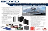 EK SEALING SYSTEMS - Boyd Corporation | One … Slide Out Seals_BOYD_2017F.pdf · PATENTED WEATHER SEALING • Complete EK Slide Sealing System is engineered to cover entire slide