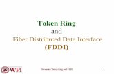 (FDDI) - Academics | WPIrek/Undergrad_Nets/B04/Token_Ring.pdf · Token Ring Operation Networks: Token Ring and FDDI 3 • When a station wishes to transmit, it must wait for token