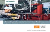 Industrial Power Turbinas de vapor prediseñadas · nuestros servicios de mantenimiento, reparación y sumi- ... Las más modernas tecnologías de fabricación, así como estrictos