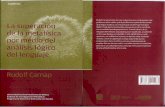  · Cuadernos anallsi§ ic del]enguaj Rudolf Carnap Universidad Nacional Autónoma de México Instituto de Investigaciones Filosóficas Programa de Maestría y Doctorado ...