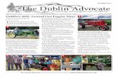 OCTOBER 2017 The Dublin Advocate · The Dublin Advocate ... Jane from T-Bird Mini Mart in Dublin ... market in the back for people looking for engine-related vintage items.
