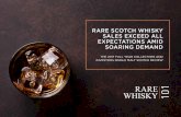 RARE SCOTCH WHISKY SALES EXCEED ALL EXPECTATIONS AMID SOARING DEMAND · rare scotch whisky sales exceed all expectations amid soaring demand the 2017 full year collectors and investors
