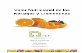 Valor Nutricional de las Naranjas y Clementinas - …fen.org.es/storage/app/media/imgPublicaciones/432011819.pdf · Valor Nutricional de las Naranjas y Clementinas Susana del Pozo