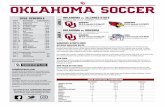 OKLAHOMA SOCCER - soonersports.com · Oklahoma athletics direct from Norman. TICKETS For tickets, call (405) 325-2424 or toll-free (800) ... Potter led Oklahoma to a breakthrough