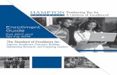 Enrollment Guide - Hampton U. Admissionadmissions.hamptonu.edu/media/docs/20170105_165426_57656A HU... · Hampton Family is an honor and requires each individual to uphold the policies,
