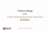Token Ring - WPIrek/Undergrad_Nets/C04/Token_Ring.pdf · Networks: Token Ring and FDDI 3 Token Ring Operation • When a station wishes to transmit, it must wait for token to pass