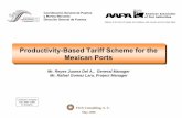 Productivity-Based Tariff Scheme for the Mexican Ports · individual business and by that of all in general ... Productivity-Based Tariff Scheme for the Mexican Ports 5 • • •