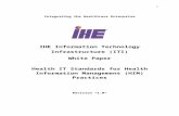 Acknowledgement - wiki.ihe.net  · Web viewData mapper/translator. Research coordinator/associate. ... Global or universal authorization can be filed at the enterprise ... The key