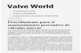 Full page fax print - sealweld.com Spanish.pdf · Valve World Procedimiento Preventivo Auditoria y Rehabilitación • Pruebas destructivas de asientos de válvulas de bola Por Dean