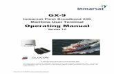 Inmarsat Fleet Broadband 250 Maritime User … · Inmarsat Fleet Broadband 250 Maritime User Terminal Operating Manual Version 1.0 GLOCOM A Mobile Satcom Product of GLOCOM, INC. ...