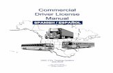 Commercial Driver License Manual - …static.epermittest.com/media/filer_public/85/2a/852a9597-247c-416e... · El permiso de reproducción, uso, distribución o venta de este material