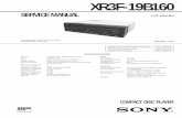 XR3F-19B160 - codedradio.infocodedradio.info/manuals/sony/XR3F-19B160.pdf · DIGITAL PLL ASYMMETRY CORRECTOR D/A INTERFACE ERROR CORRECTOR 16K RAM DIGITAL OUT CLOCK GENERATOR LRCK