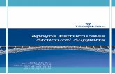 Apoyos Estructurales Structural Supports - …strongholdiran.ir/images/Downloads/Tecaplas Bridge Bearing.pdf · apoyos estructurales structural supports a p o y o s e l a sto m É