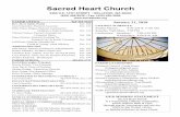Sacred Heart Church · Sacred Heart Church 9460 N.E. 14TH STREET • BELLEVUE, WA 98004 (425) 454-9536 • Fax- (425) 450-3909  PARISH OFFICE 425-454-9536