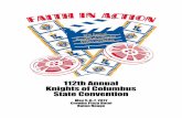 112th Annual Knights of Columbus State Convention · 112th Annual Knights of Columbus State Convention ... convention packet and must be purchased before April 24, ... 112th Annual