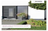 REHAU Agila Passivhaus Door - System Description … · door styles rehau aGila Passivhaus door Built to last, it is low maintenance, easy to clean with a long life expectancy. With