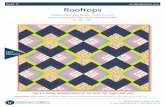 Rooftops - windhamfabrics.net · Rooftops Designed by Felice Regina of I am Luna Sol Featuring Paint the Town by Striped Pear Studio SIZE: 68" X 68" windhamfabrics.com ... 50369-4