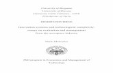 Innovation systems and technological complexity: essays … di... · Innovation systems and technological complexity: essays on evaluation and management ... University of Bergamo