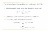 Transformada de Fourier Discreta no Tempo (DTFT)mariane/Cap3_slides_2015.pdf · Transformada de Fourier Discreta no Tempo (DTFT) Por ser uma função complexa da variável real 𝜔,
