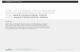 AND MASTERSIZER 3000 - alfatest.it aspetti da considerare per... · INFORM WHITE PAPER 2 Top 10 things to consider when migrating between the Mastersizer 2000 and Mastersizer 3000