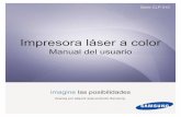 Impresora láser a color - tonerimpresoras.es · Serie CLP-310 Impresora láser a color Manual del usuario imagine las posibilidades Gracias por adquirir este producto Samsung.