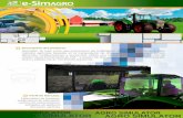 Simulador de Tractor Agrícola e-Tech Simulation€¦ · Powered by Ambiente virtual inmersivo que utiliza una cabina real de tractor genérico que garantiza el realismo dentro del