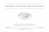 Pander Society Newsletter - University of Leicester · 3 Contents Chief Panderer’s Remarks 2 Contents 3 A Surprise 4 40th Anniversary Volume of the Pander Society 5 The Pander Society