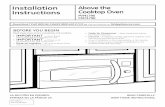 Installation Above the Instructions Cooktop Oven · EMPIEZAEN LA P,a,GINA 25. READ CAREFULLY. KEEP THESE INSTRUCTIONS. 49-40654 MFL59060904. Installation Instructions CONTENTS General