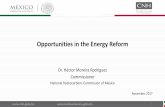 Opportunities in the Energy Reform - The United … · Opportunities in the energy reform 1. The Mexican energy reform 2. Business opportunities 3. The new hydrocarbon sector 4. Energy