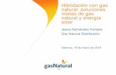 Hibridación con gas natural: soluciones mixtas de gas ... · • El gas natural es una mezcla de gases predominando ampliamente el metano (CH4) con un 90% aprox. ... Método tradicional
