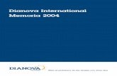 Dianova International Memoria 2004 · Organizacional, ha llegado al 2004 con una oferta de servicios de cali- ... Memoria 2004. Dianova International CARTA DE LA PRESIDENTA 2. III