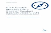 Novo Nordisk Ethics Code of Conduct (Spanish version … · Una denuncia de buena fe es aquella que es veraz y que no se presenta con el ... No hay que conocer todos los hechos, siempre