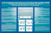 Cytotoxicity of Soft Contact Lens Care Products With … · (DPBS) at the same dilution as used for the soft contact lens products. HCE-T cells were grown in ... Ý No ED50 cytotoxic