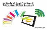 A Study of Best Practices in Edmentum Online Solutions · A Study of Best Practices in Edmentum ™ Online Solutions ... MRL synthesizes Dr. Robert Marzano’s scope of ... Marzano