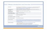 VMware Introduction and Overview - cisco.com · Backup Slides Cost per VM Market Position (Microsoft, Xen) Executive Staff Message VMware ESXi Details