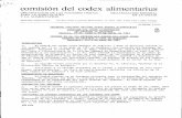 comisión del codex alimentarius - Home | Food and … · METODOS DE ANALISIS Y TOMA DE MUESTRAS ... relación con las consignaciones de alimentos que circulan en el comercio interna-