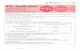 PTL Application Tuition Fee Loan, Tuition Fee Grant … · NI/PTLF/1819/A PTL Application. Tuition Fee Loan, Tuition Fee Grant and Course Grant application form for new and returning