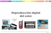 Reproducción digital del color - rua.ua.es · Tema 12Tema 12: Reproducción digital del color 12 - 2 • Principios de gestión del color • El perfil ICC • Algoritmos CLUT •