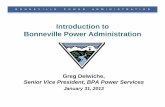 Introduction to Bonneville Power Administration · ─ BPA continues to support Northwest wind and ot her renewable power development. BPA is BPA is committed to the development of
