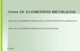 Tema 19.1. ELEMENTOS METÁLICOS. …webs.ucm.es/info/quiminorgen/files/2018_TEMA 19.1.pdf · del modelo de empaquetamiento compacto de esferas rígidas Descripción muy interesante