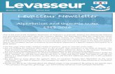 Levasseur Newsletter · Levasseur December 2016 Special Issue  One of the aims of the Levasseur Association of America is to promote, develop and disseminate historical