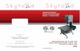 INSTRUCTION MANUAL MANUAL DE … MANUAL MAY BE MODIFIED WITHOUT PREVIOUS NOTICE. Skyfood Equipament LLC OFFICE 11900 Biscayne Blvd. Suite 616 - North Miami, FL 33181 - USA 1-800-503-7534